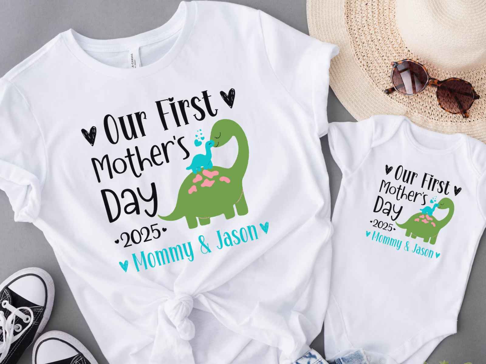 Matching Mother's Day shirt set